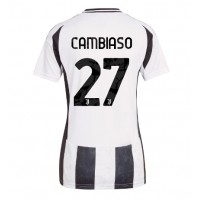 Maglie da calcio Juventus Andrea Cambiaso #27 Prima Maglia Femminile 2024-25 Manica Corta